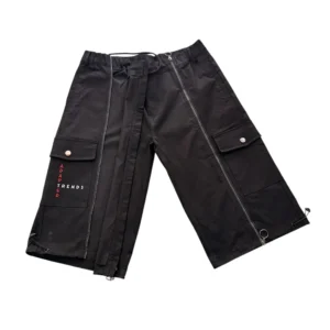 Adapted Trends Black Shorts Front View