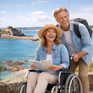 Two Adults on Holiday