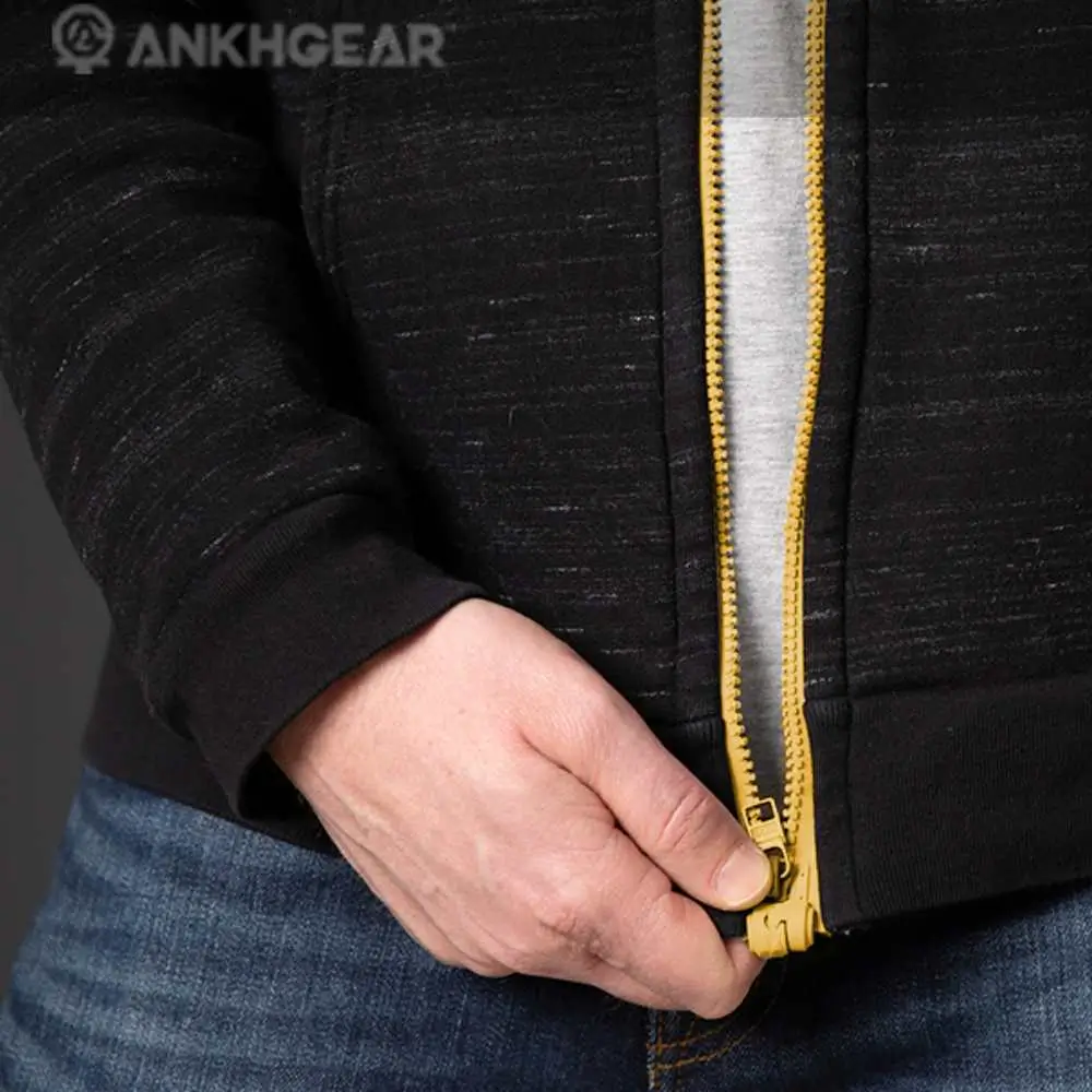 Adult unzipping Ankhgear Hoodies With Magzip