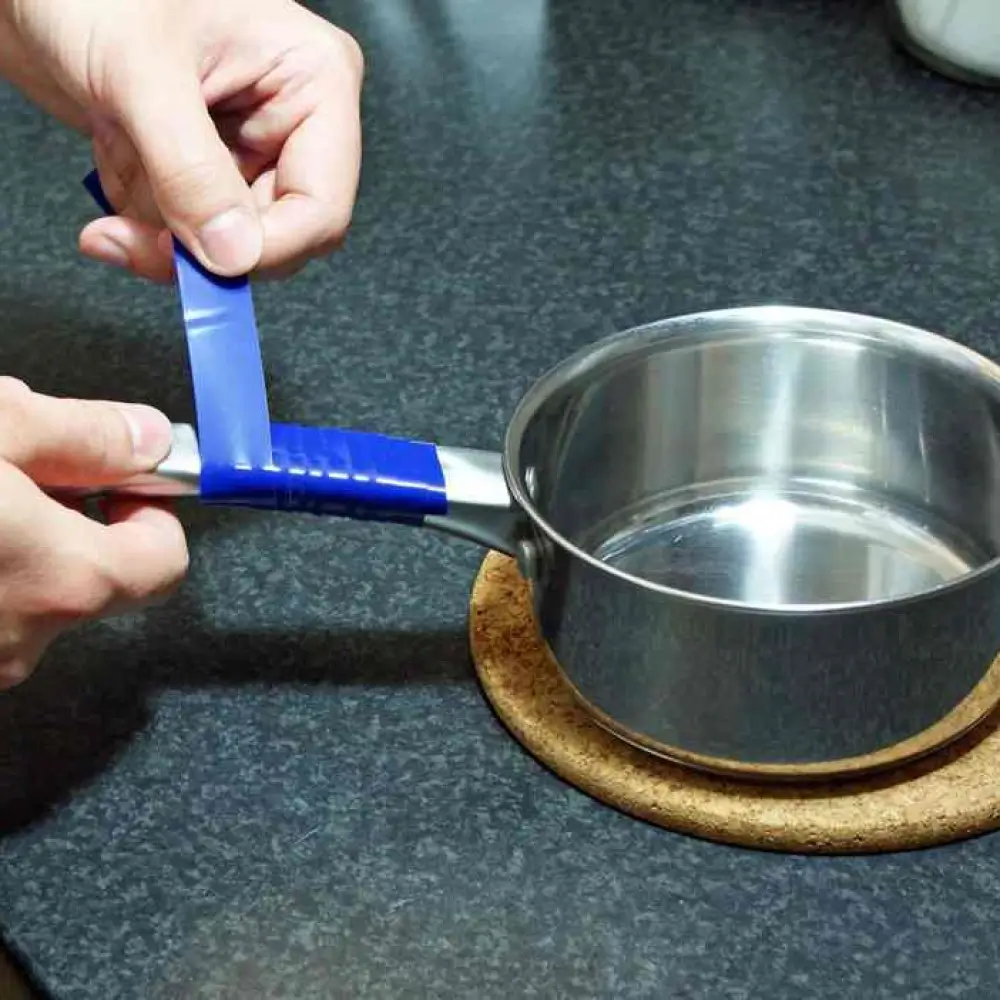 Active Hands Anti Slip Strips Wrapped Around Pan Handle