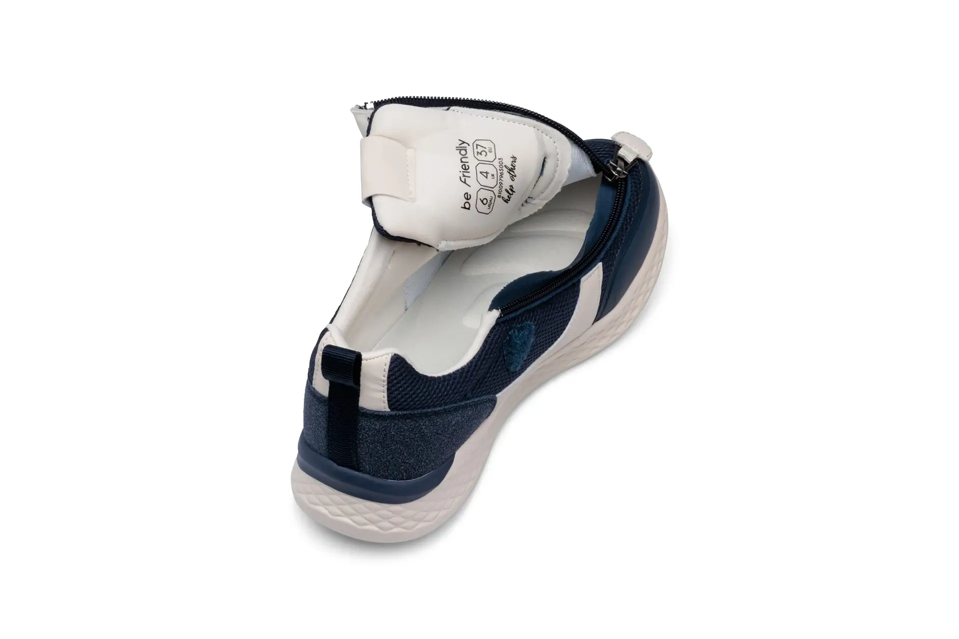 Coast Blissful Blue Wide Fit Shoes Opened