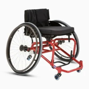 Red Invacare Top End Pro Tennis Wheelchair