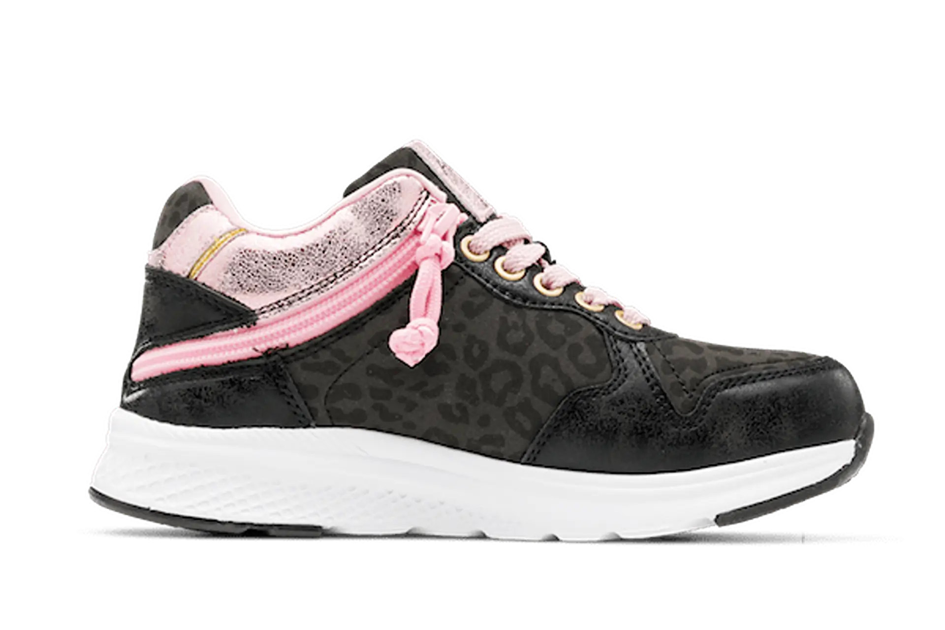 Right View Of Kids Excursion Black Leopard Dahlia Pink
