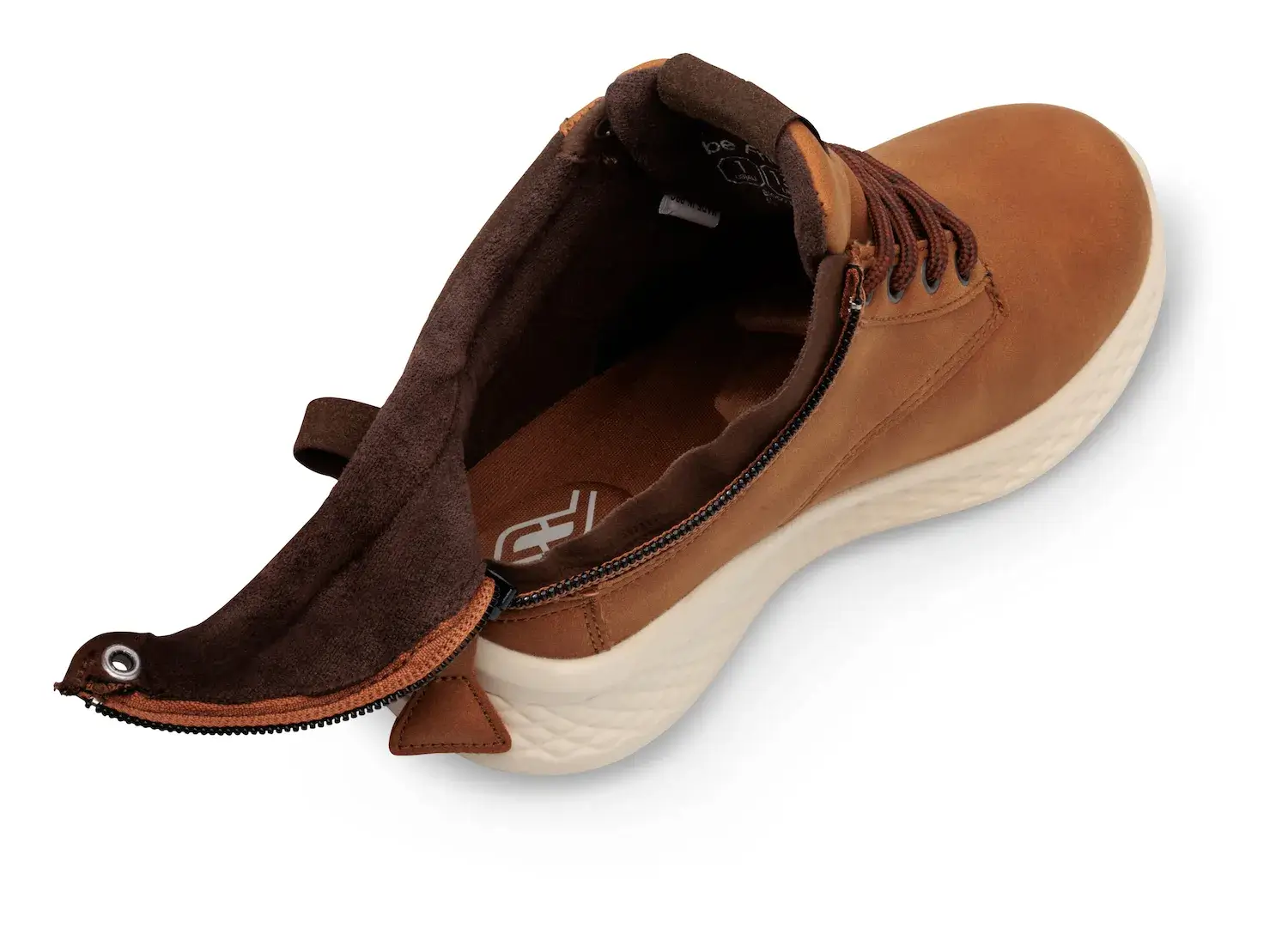 Kids Scout Desert Spice Zip-Up Boot Zip Open