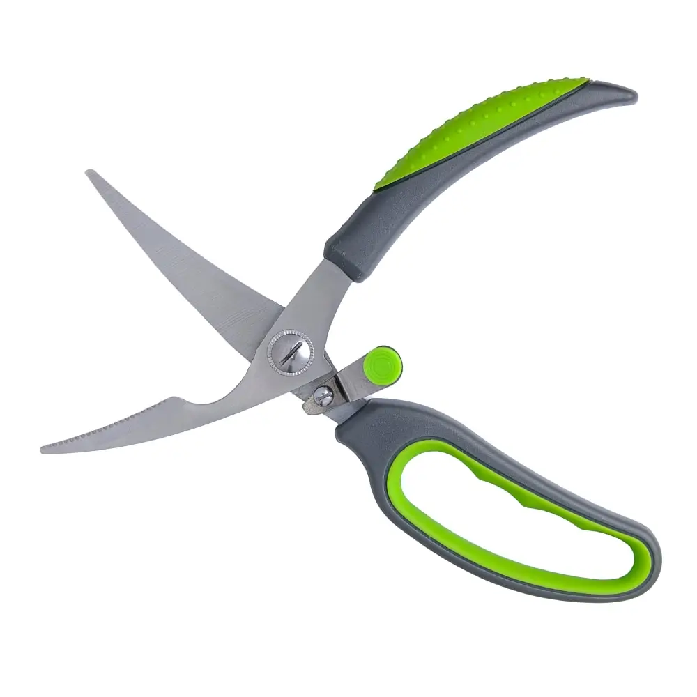 Green Kitchen Shears Open