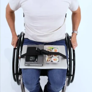 Adult using Adult With The Lapstacker