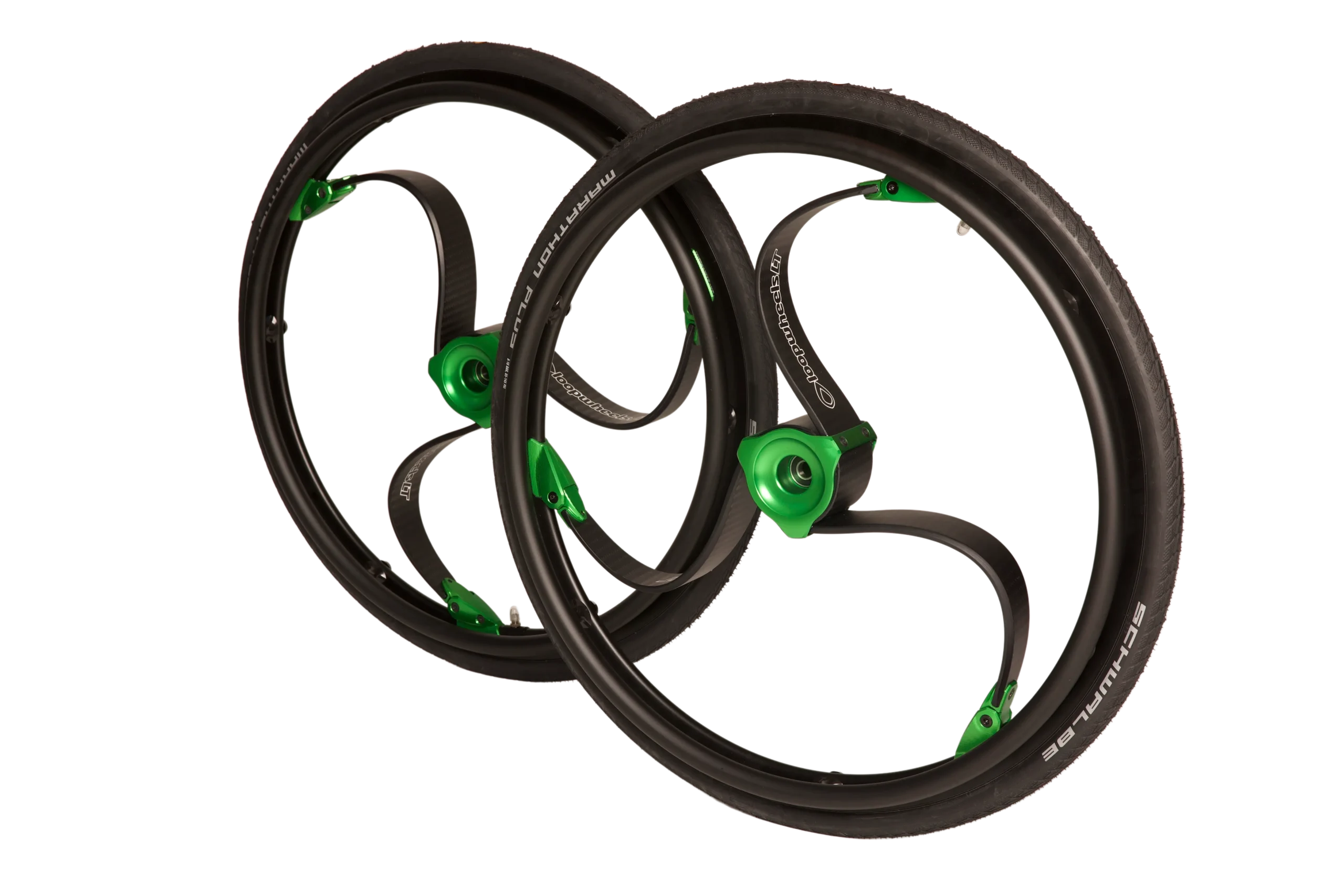 Three-Quarter View Of A Two Loopwheel LT Wheels