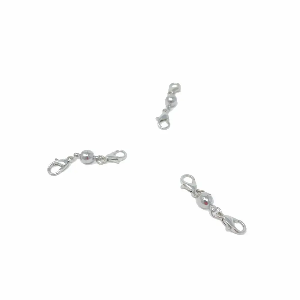 Small Silver Magnetic Necklace Clasp