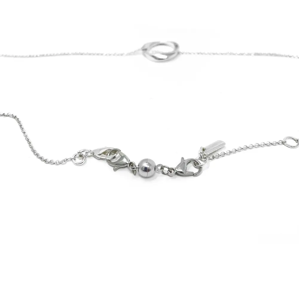 Silver Magnetic Necklace Clasp