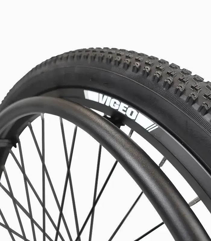 Close Up Of Invictus Active Off Road Wheelchair Wheels