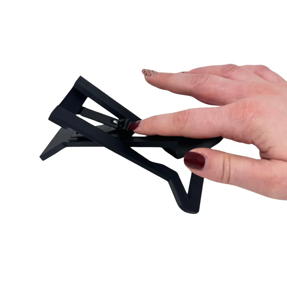 Adult Using The Active Hands One Handed Nail Clippers