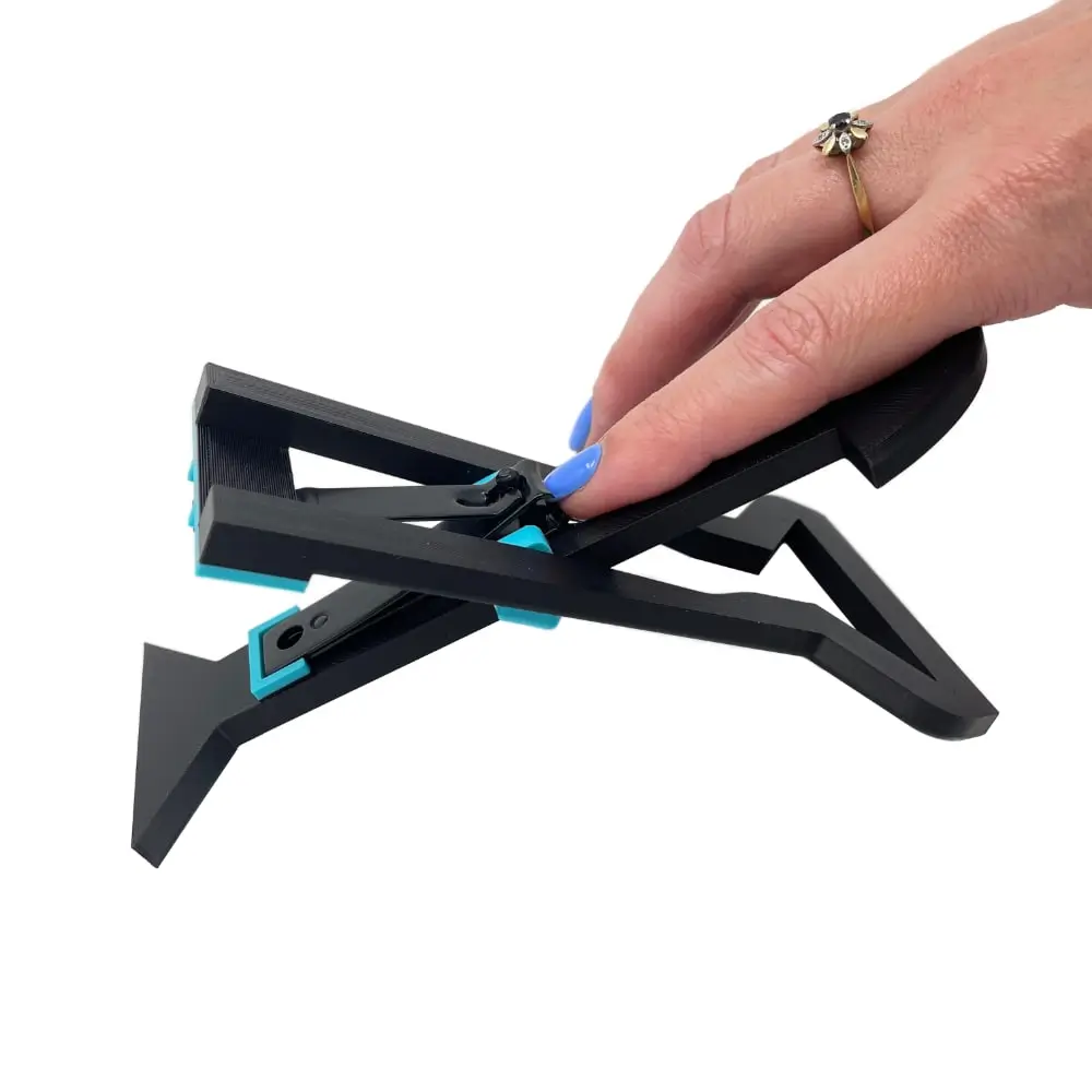 Side View Of Adult Using The Active Hands One Handed Nail Clippers