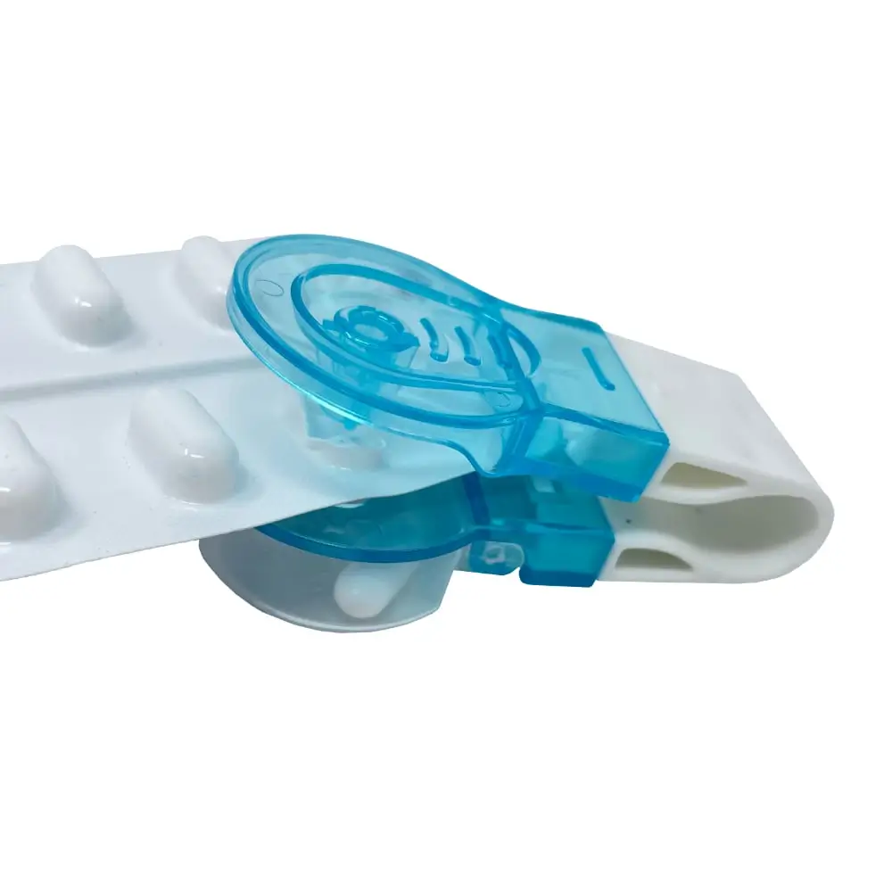 Portable Pill Popper Being Used On Medicine