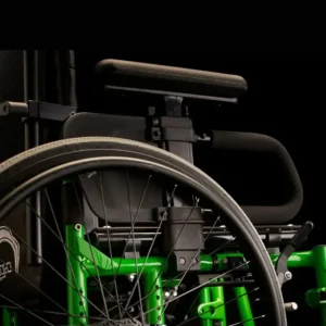 Close Up Of The Wheels On The Progeo Junior Light Wheelchair