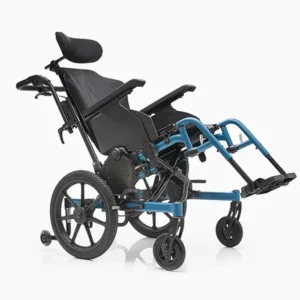 Blue Progeo Tekna Tilt 2.0 Wheelchair With Head Rest