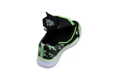 Quest Lime Camo Zip Open