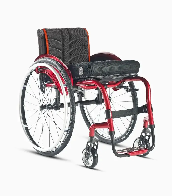 Quarter View Of The Quickie Argon 2 Plus Wheelchair