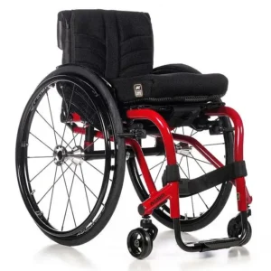 Three-Quarter View Of The Quickie Nitrum Hybrid Frame Wheelchair
