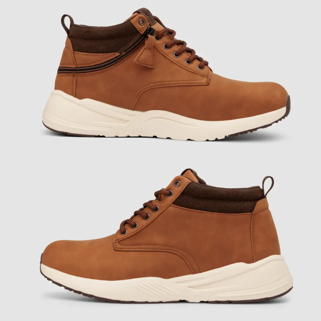 Pair Of Scout Desert Spice Zip Up Boots