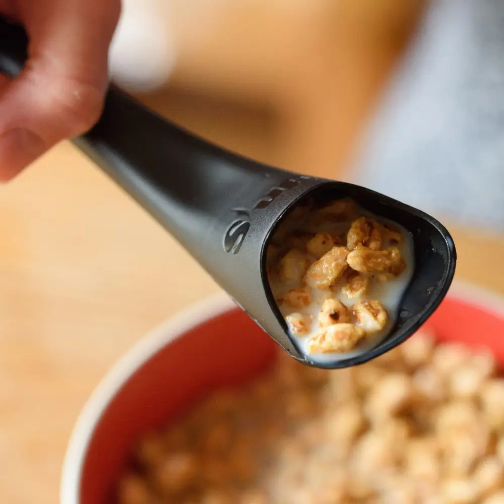 Eating Cereal With The Active Hands Sup Spoon