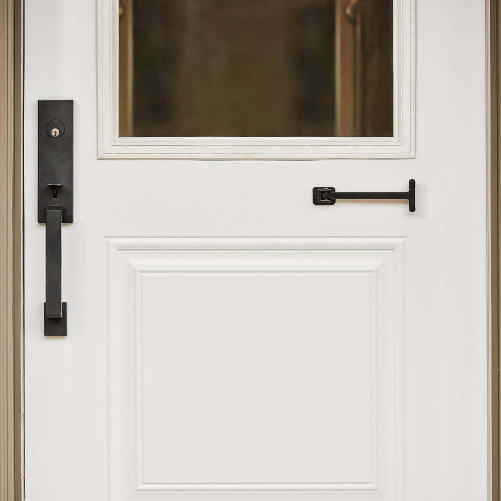 T-Pull Door Closer Attached To An Door