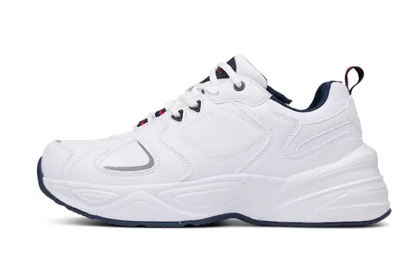 Tenease White Shoe Left Side View
