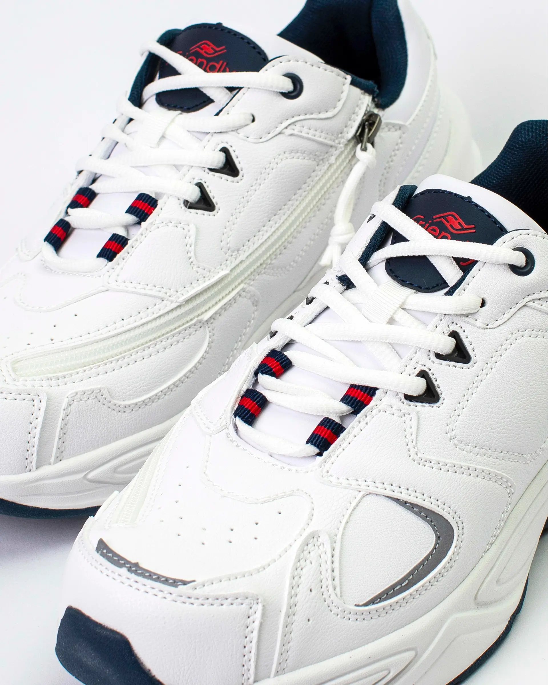 Close up View Of Pair Of Tenease White