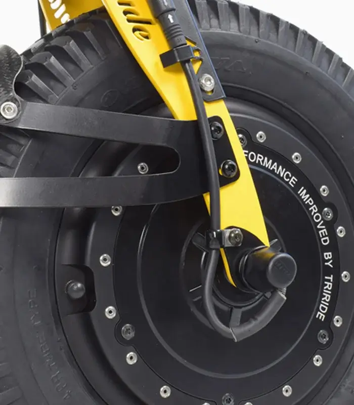 Close Up Of The Triride Special Compact Ht Suspension