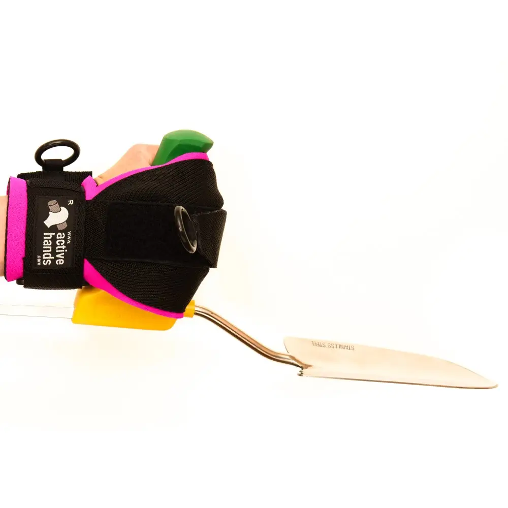 Adult Holding The Active Hands Trowel