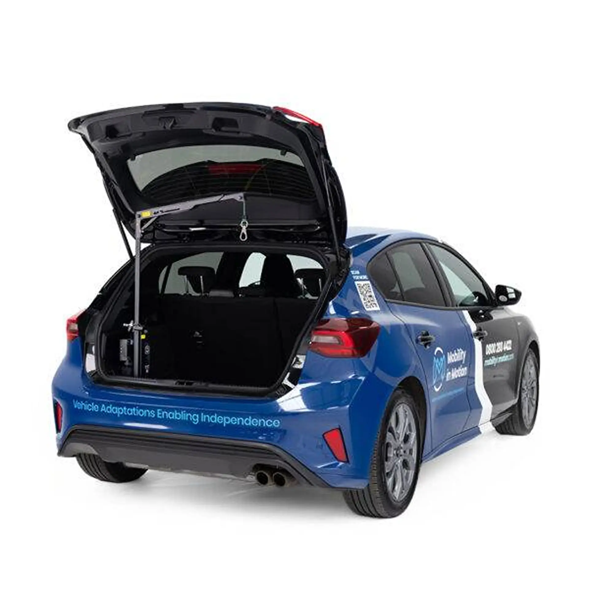 Brig-Ayd 40kg Mk2 Boot Hoist Extended Outside Of Car