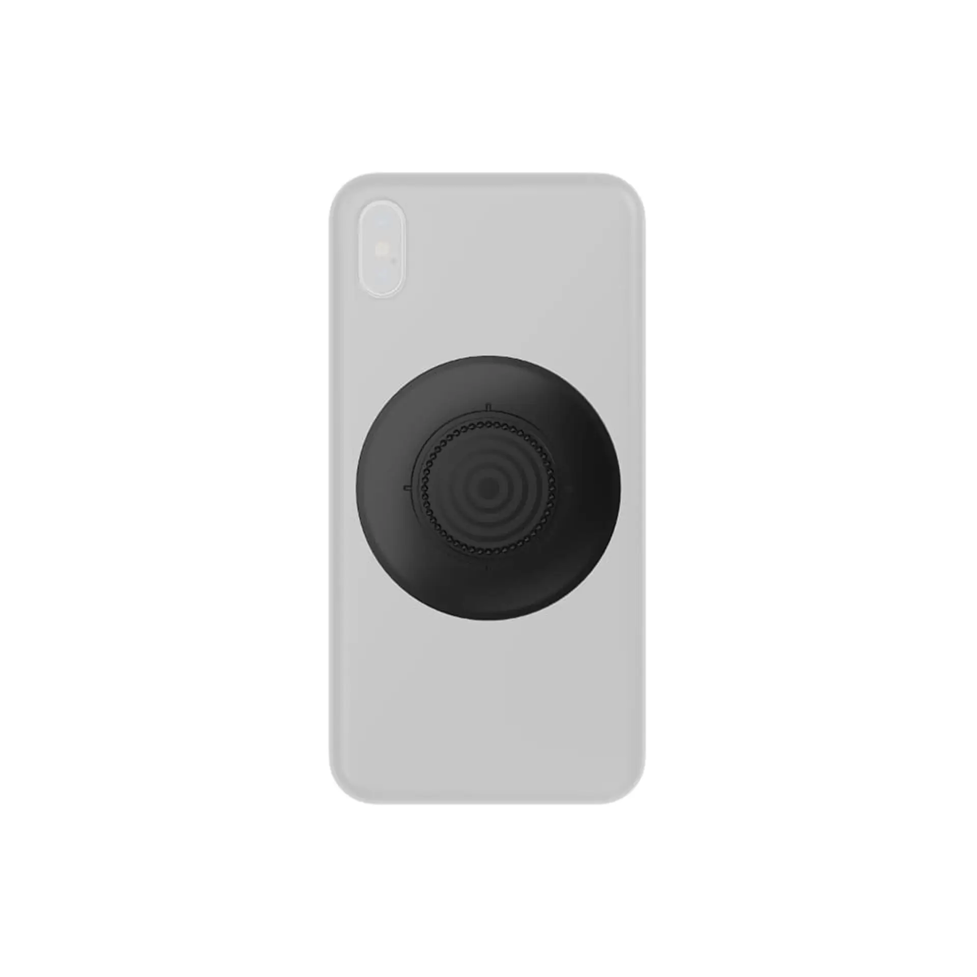 Phone case with round mount on back.