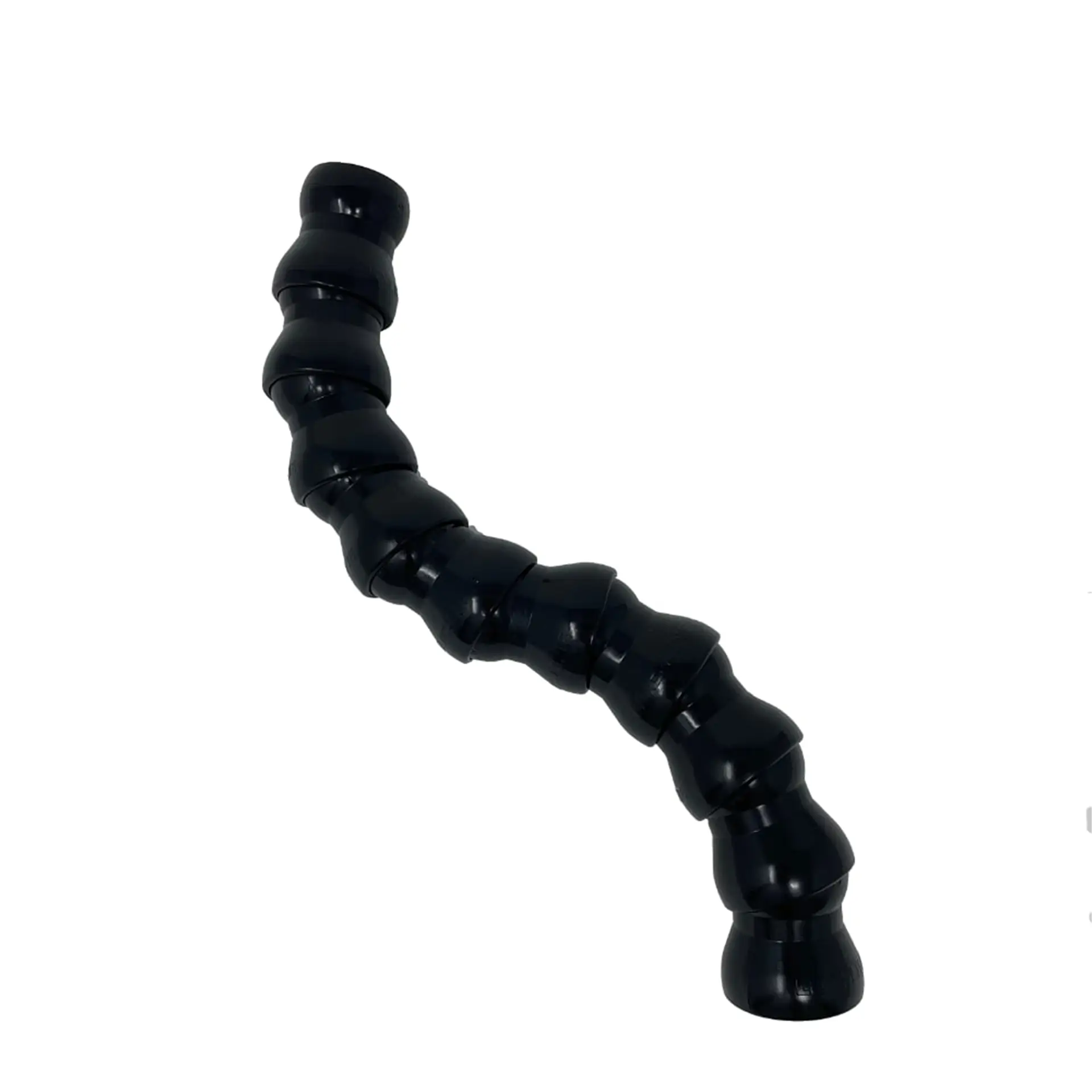 Long flexible segmented mounting arm.