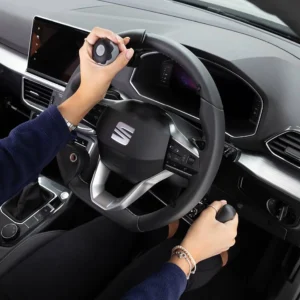 Hands Gripped to Push Pull Hand Controls