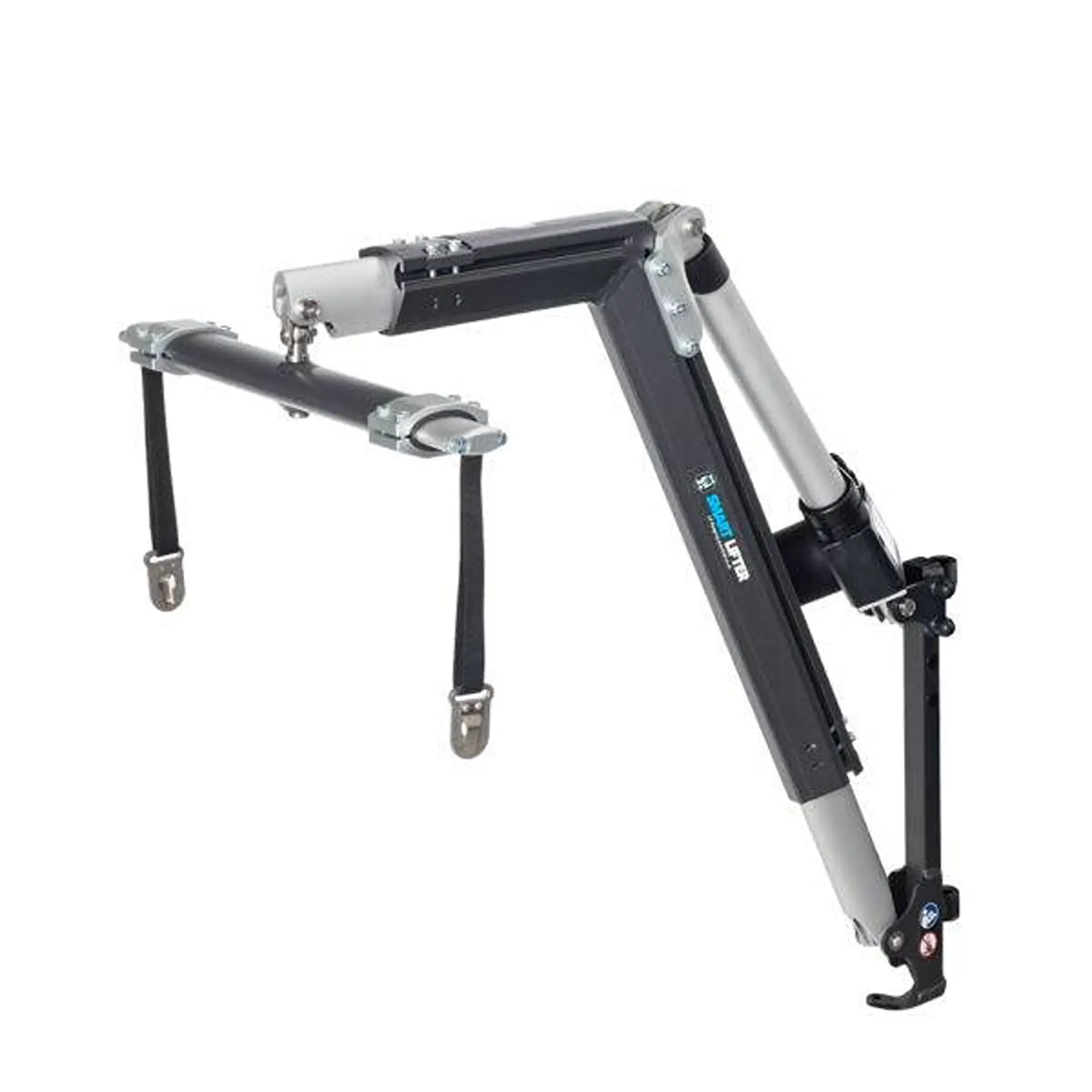 Product shot of the Smart Lifter XL arm and straps, white background.