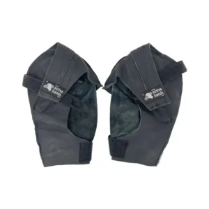 Pair of wheelchair racing gloves, underside view