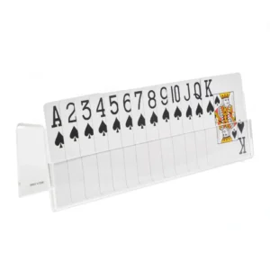 Transparent card holder